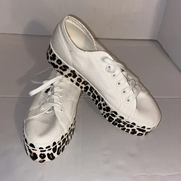 SUPERGA -2790, Foxing Print, Women’s Platform Sneakers, Size 7.5 - Picture 8 of 12